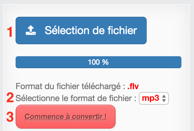 Comment convertir FLV en MP3 en ligne